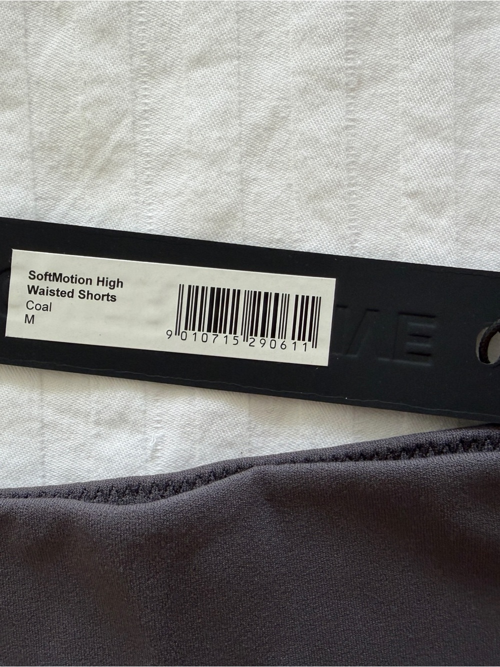 ONER Active High-Waist Women's Performance Shorts — Charcoal - Picture 2 of 5